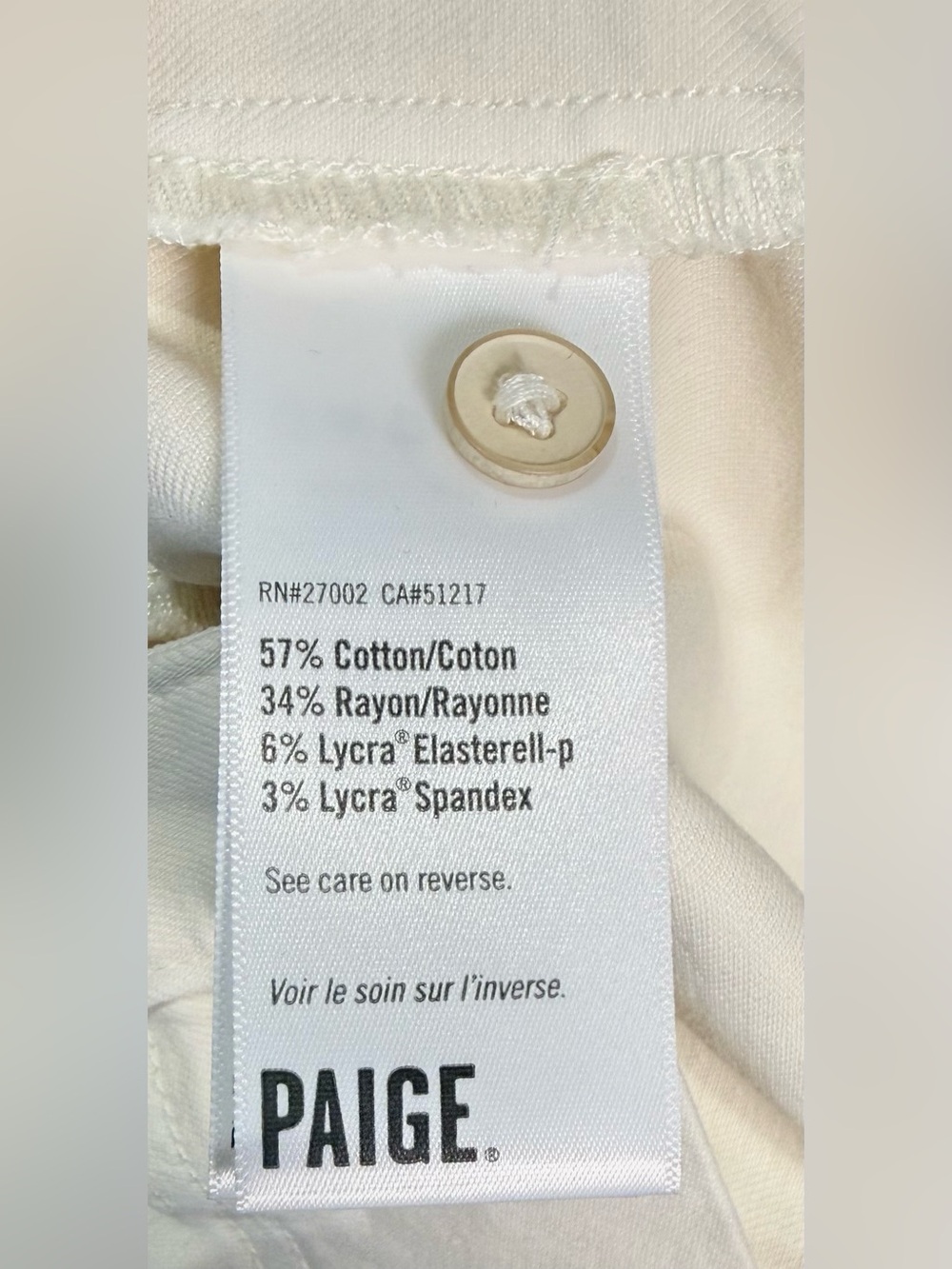 PAIGE Jaxsyn Tie Waist Cotton Blend Twill Mini Shirtdress in Quartz Sand Size 8 - Picture 10 of 14